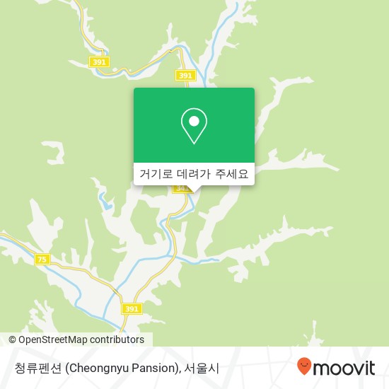 청류펜션 (Cheongnyu Pansion) 지도