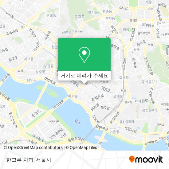 한그루 치과 지도