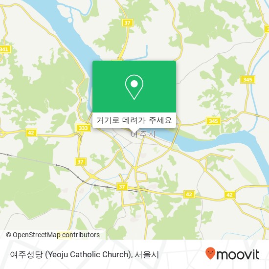 여주성당 (Yeoju Catholic Church) 지도