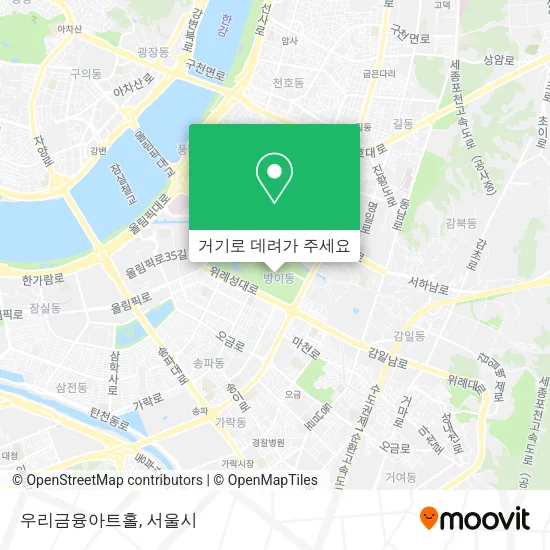 우리금융아트홀 지도