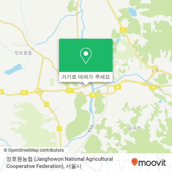 장호원농협 (Janghowon National Agricultural Cooperative Federation) 지도