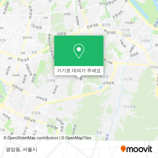 광암동 지도