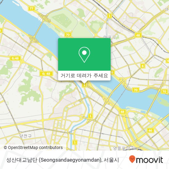 성산대교남단 (Seongsandaegyonamdan) 지도