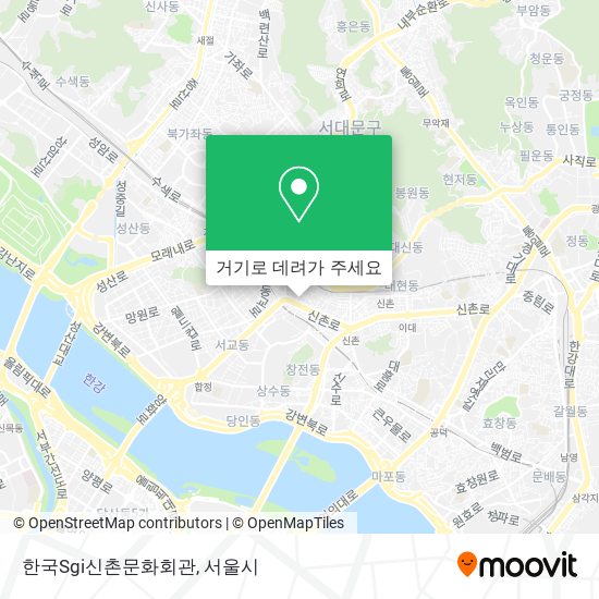 한국Sgi신촌문화회관 지도
