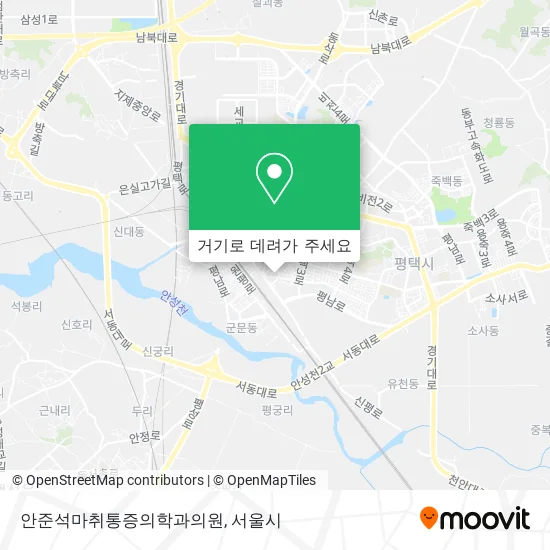 안준석마취통증의학과의원 지도