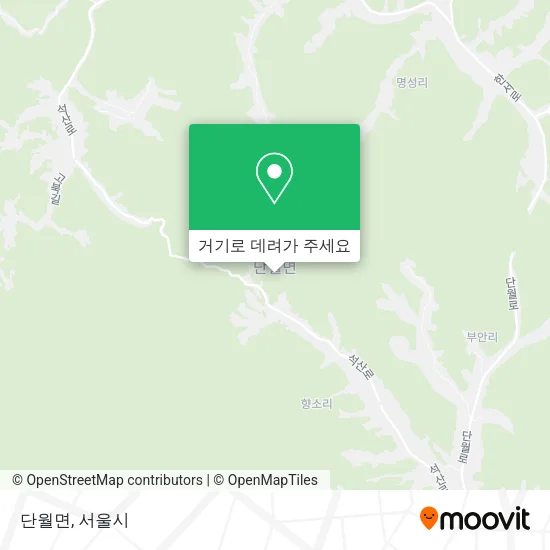 단월면 지도