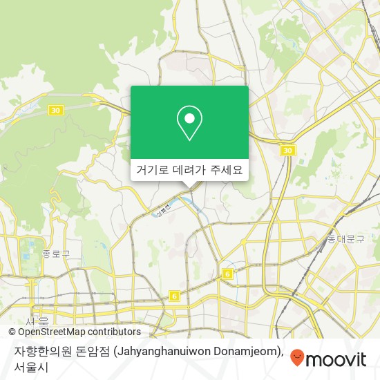 자향한의원 돈암점 (Jahyanghanuiwon  Donamjeom) 지도