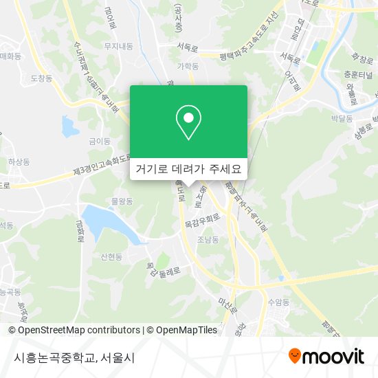 시흥논곡중학교 지도