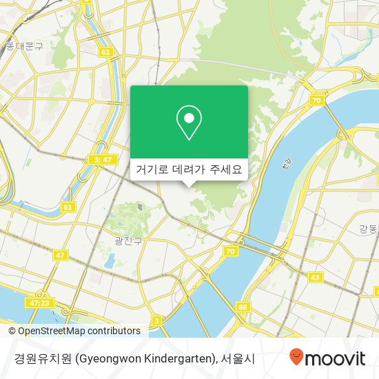 경원유치원 (Gyeongwon Kindergarten) 지도