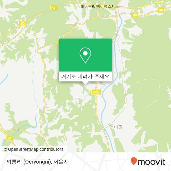 외룡리 (Oeryongni) 지도