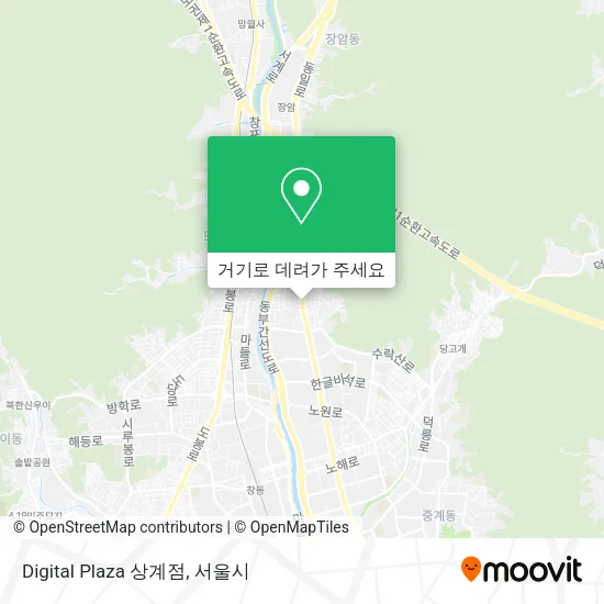 Digital Plaza 상계점 지도