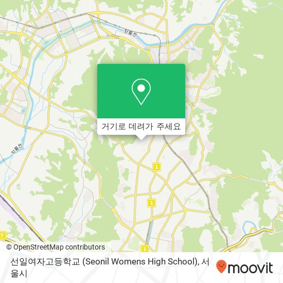 선일여자고등학교 (Seonil Womens High School) 지도