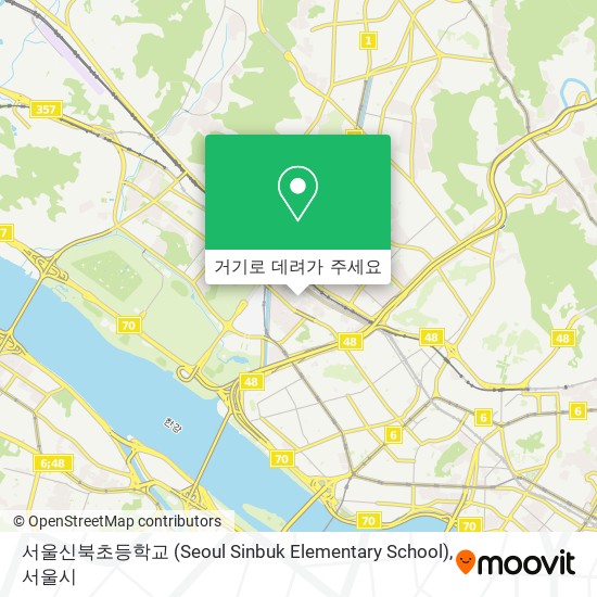 서울신북초등학교 (Seoul Sinbuk Elementary School) 지도