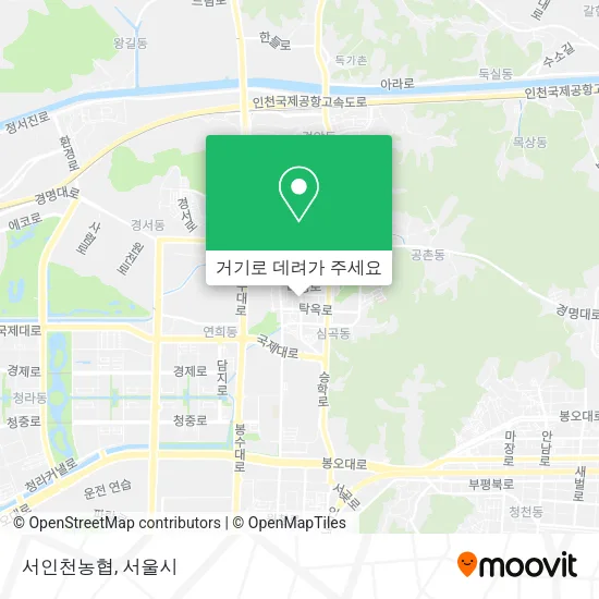 서인천농협 지도