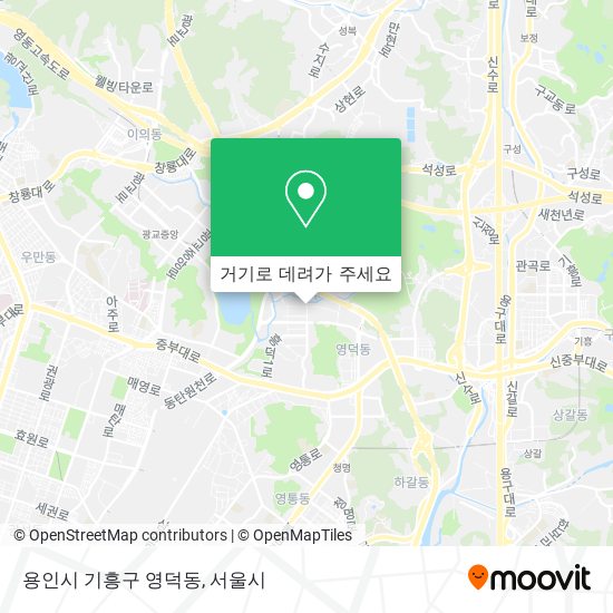 용인시 기흥구 영덕동 지도