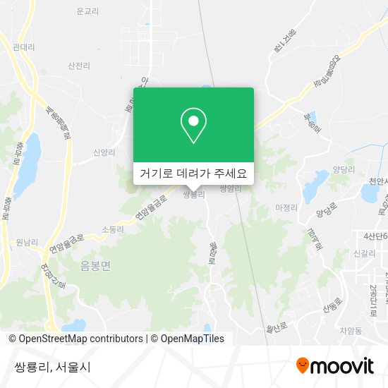쌍룡리 (Ssangnyongni) 지도