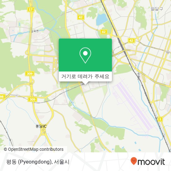 평동 (Pyeongdong) 지도
