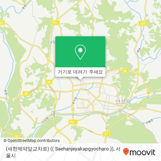 (새한제약앞교차로) (( Saehanjeyakapgyocharo )) 지도