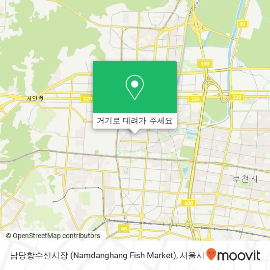 남당항수산시장 (Namdanghang Fish Market) 지도