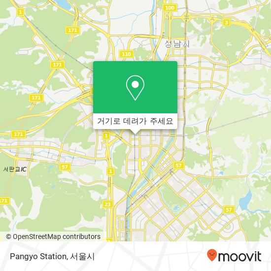 Pangyo Station 지도