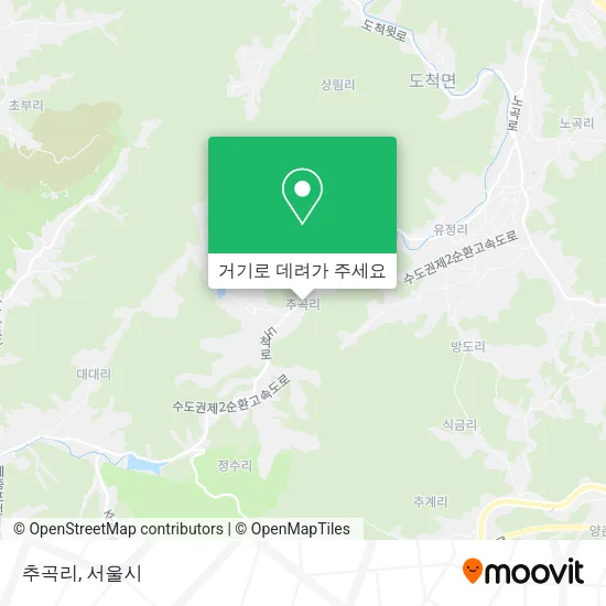 추곡리 지도