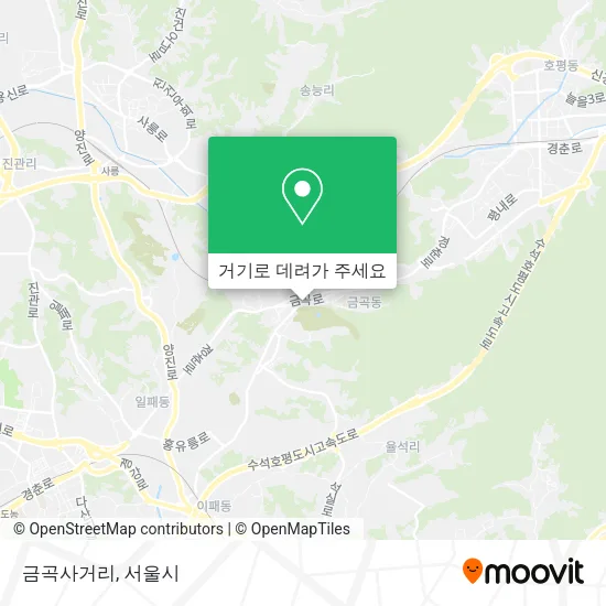금곡사거리 지도