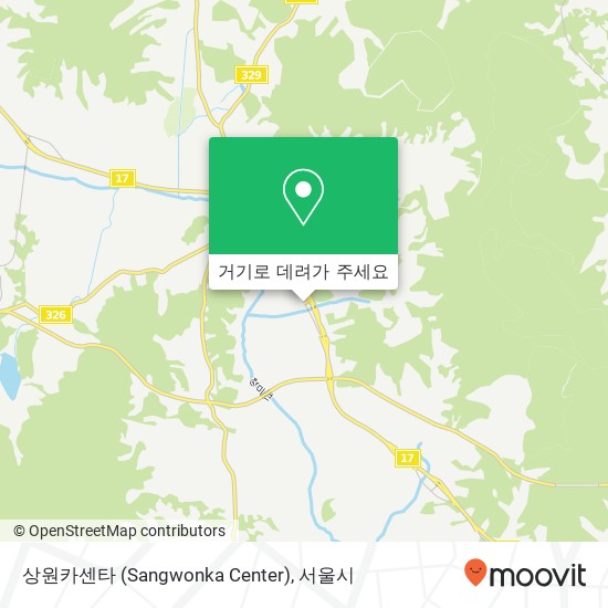 상원카센타 (Sangwonka Center) 지도