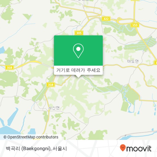 백곡리 (Baekgongni) 지도
