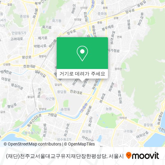 (재단)천주교서울대교구유지재단장한평성당 지도