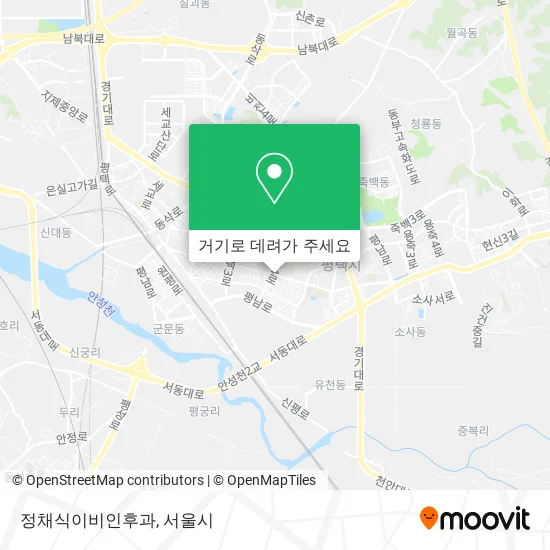 정채식이비인후과 지도
