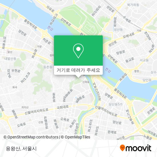 용왕산 지도