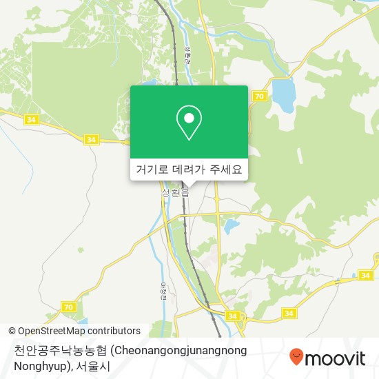 천안공주낙농농협 (Cheonangongjunangnong Nonghyup) 지도