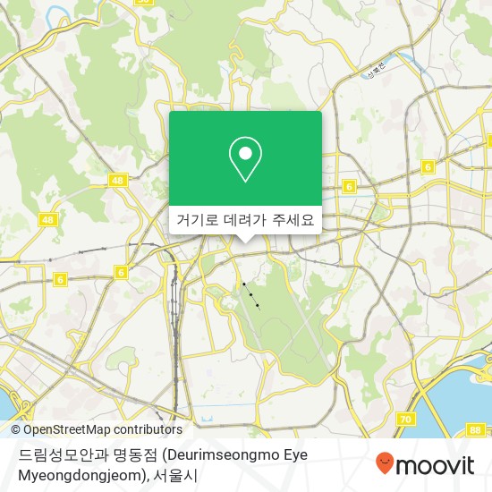 드림성모안과 명동점 (Deurimseongmo Eye Myeongdongjeom) 지도