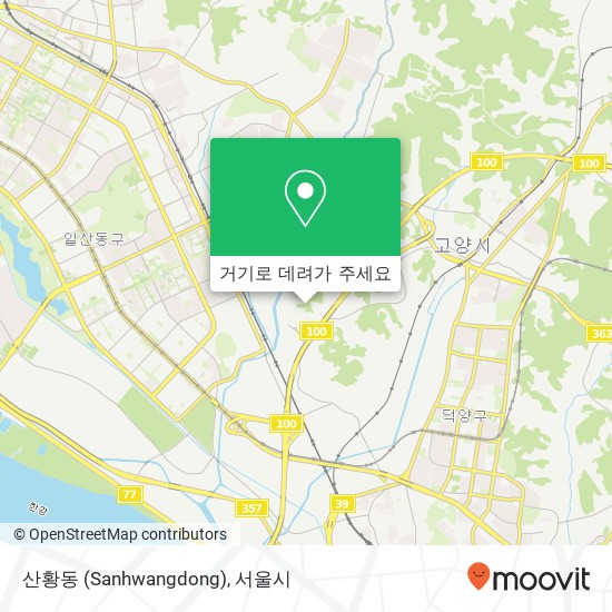 산황동 (Sanhwangdong) 지도