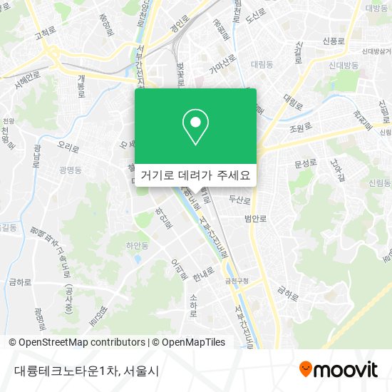 대륭테크노타운1차 지도