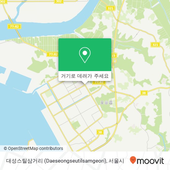 대성스틸삼거리 (Daeseongseutilsamgeori) 지도