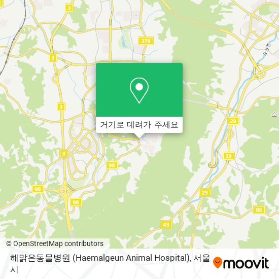 해맑은동물병원 (Haemalgeun Animal Hospital) 지도