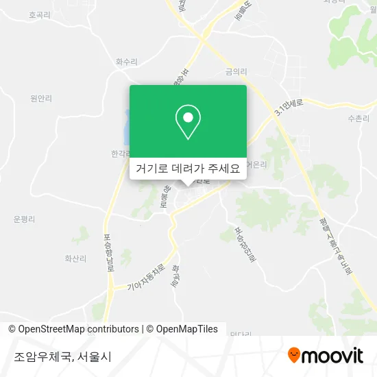 조암우체국 지도