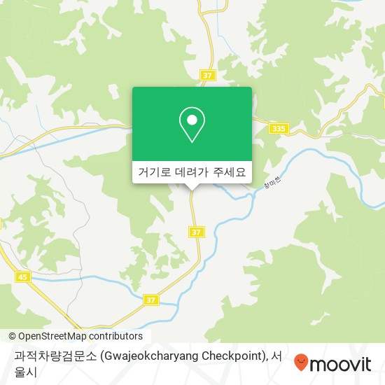 과적차량검문소 (Gwajeokcharyang Checkpoint) 지도