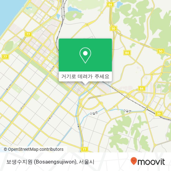 보생수지원 (Bosaengsujiwon) 지도