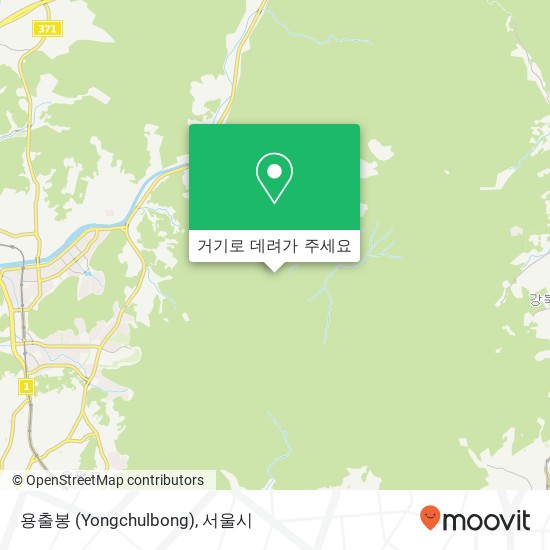 용출봉 (Yongchulbong) 지도