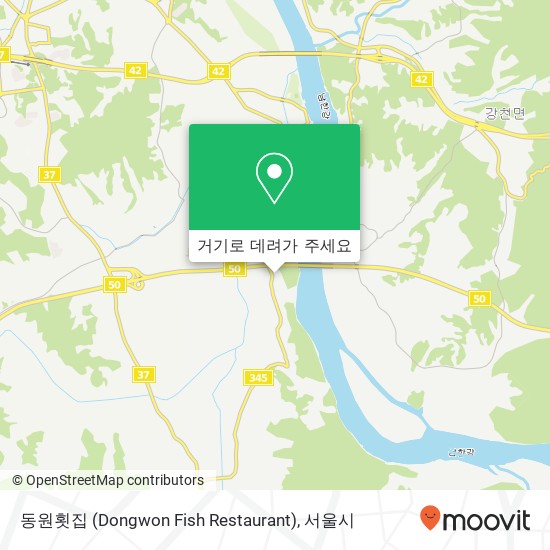 동원횟집 (Dongwon Fish Restaurant) 지도
