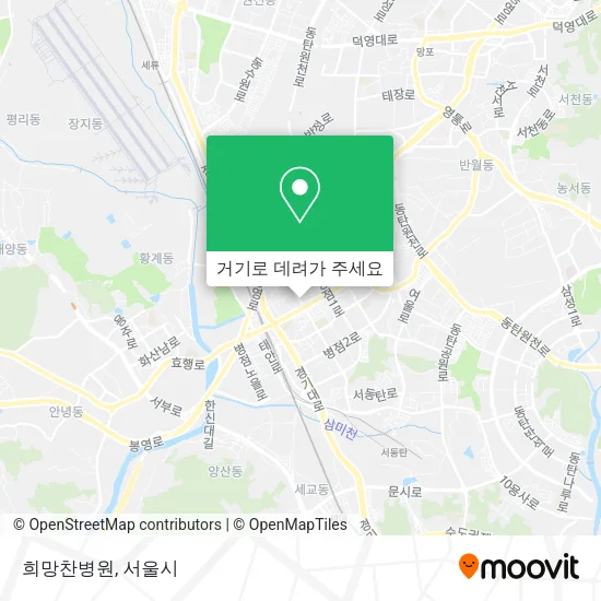 희망찬병원 지도