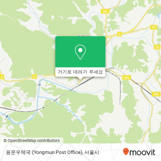 용문우체국 (Yongmun Post Office) 지도