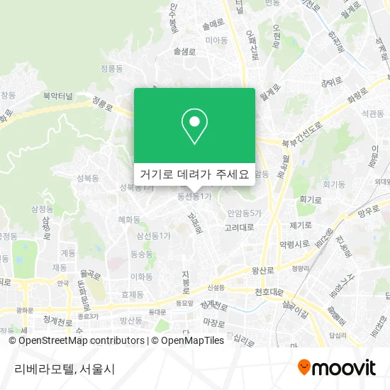 리베라모텔 지도
