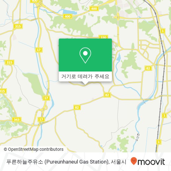 푸른하늘주유소 (Pureunhaneul Gas Station) 지도