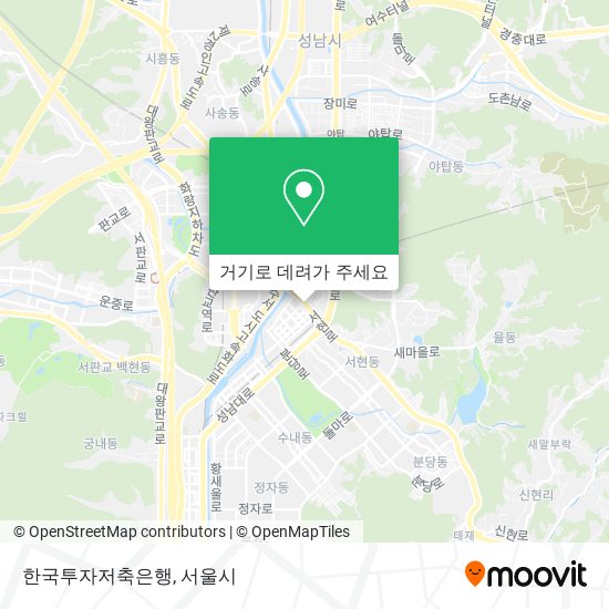 한국투자저축은행 지도