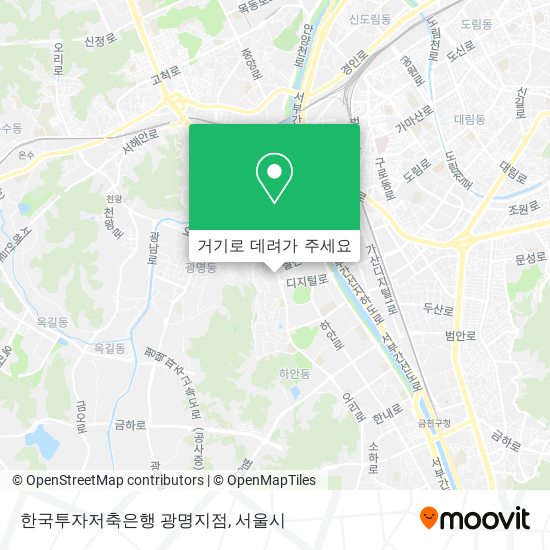 한국투자저축은행 광명지점 지도