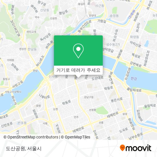 도산공원 지도