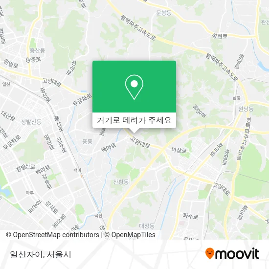 일산자이 지도